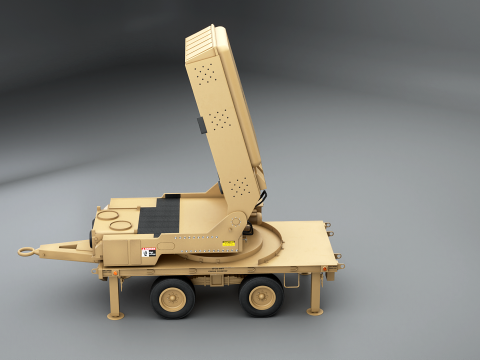 Epirus Leonidas Anti-Drone System Modello 3D
