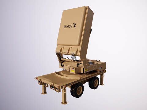 Epirus Leonidas Anti-Drone System Modello 3D
