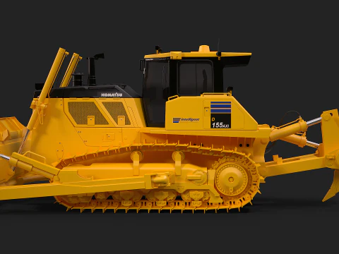 Komatsu D155AXi8 3D Model