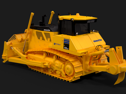 Komatsu D155AXi8 3Dモデル