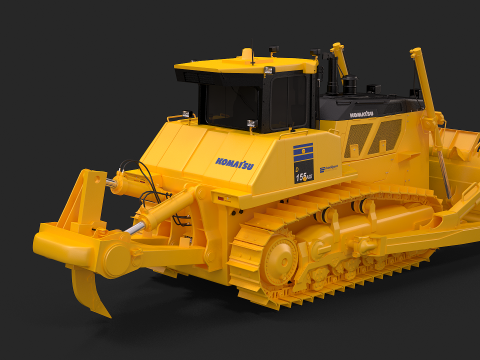 Komatsu D155AXi8 3Dモデル