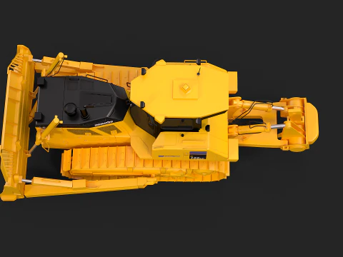Komatsu D155AXi8 3D Model