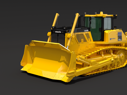 Komatsu D155AXi8 3Dモデル