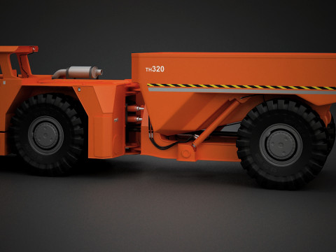 Sandvik TH320 3D-Modell