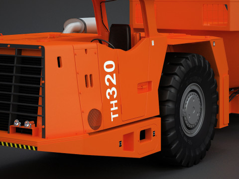 Sandvik TH320 3D-Modell