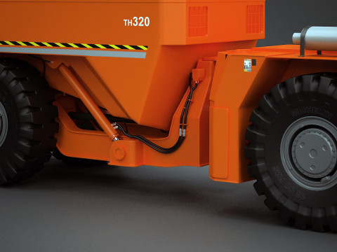 Sandvik TH320 3D-Modell