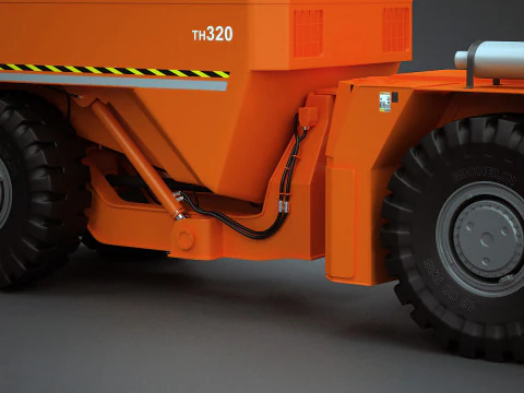 山特维克 TH320 3D 模型