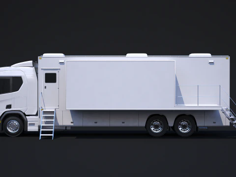 Scania Exhibition Truck 3D Model