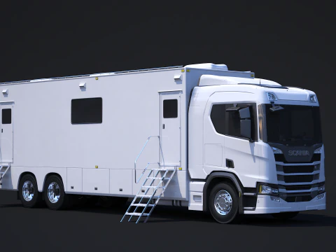 Scania Exhibition Truck 3D Model