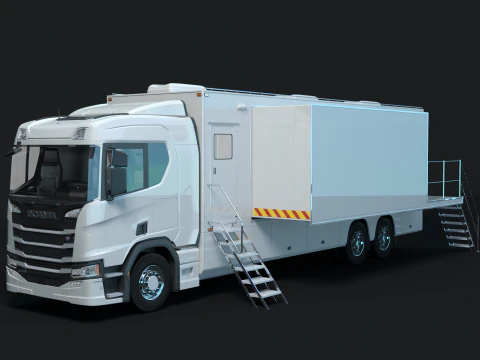 Scania Exhibition Truck 3D Model