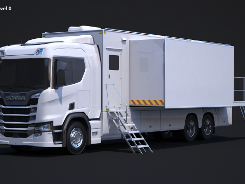 Scania Exhibition Truck 3D Model