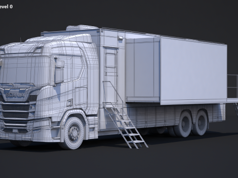 Scania Exhibition Truck 3D Model
