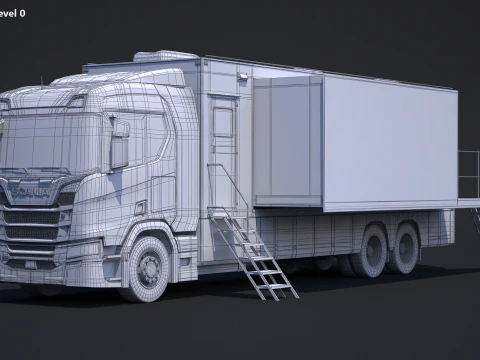 Scania Exhibition Truck 3D Model