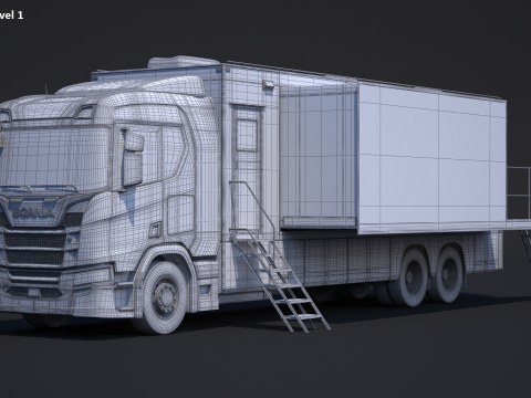 Scania Exhibition Truck 3D Model