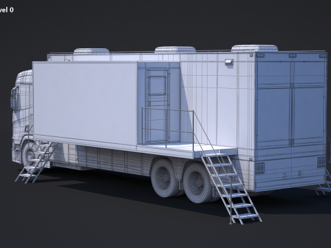 Scania Exhibition Truck 3D Model