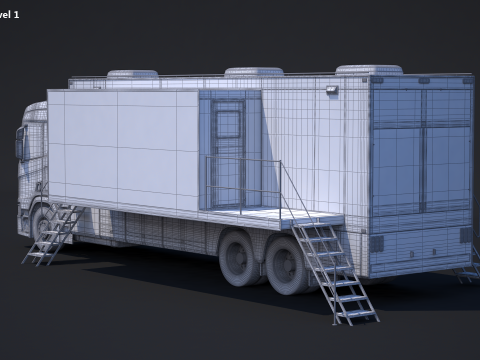 Scania Exhibition Truck 3D Model