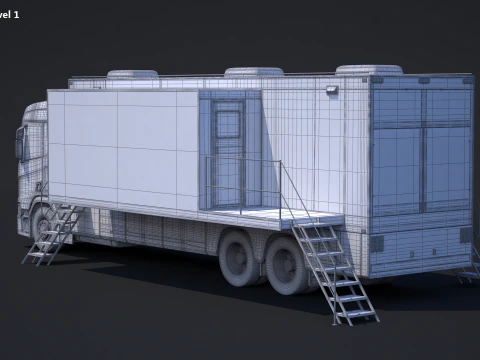 Scania Exhibition Truck 3D Model