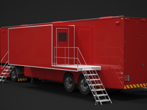 Scania Exhibition Trailer 3Dモデル