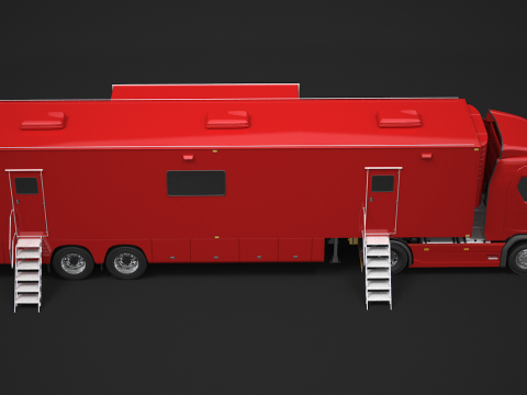 Scania Exhibition Trailer 3Dモデル