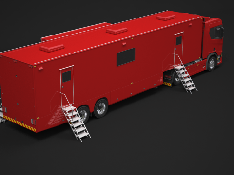 Scania Exhibition Trailer 3Dモデル