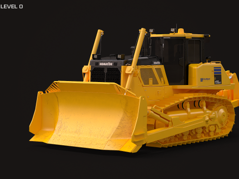 Komatsu D155AXi 3D 모델