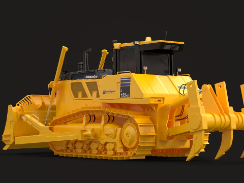 Komatsu D155AXi 3D Model