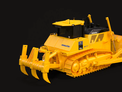Komatsu D155AXi 3D Model