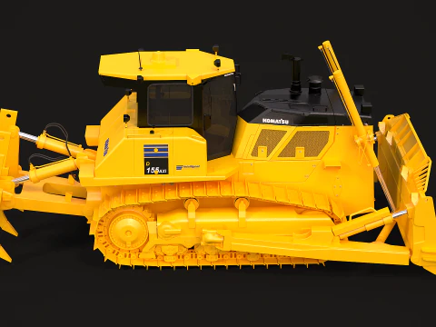 Komatsu D155AXi 3D Model