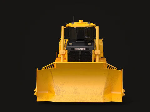 Komatsu D155AXi 3D Model