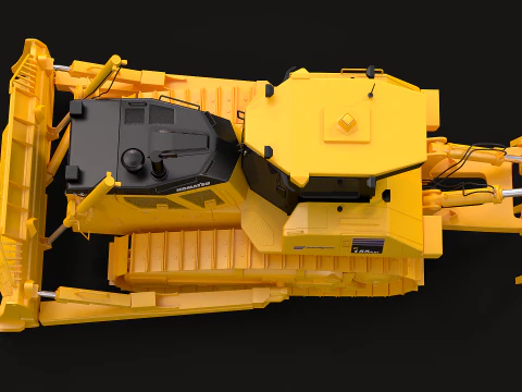 Komatsu D155AXi 3D Model