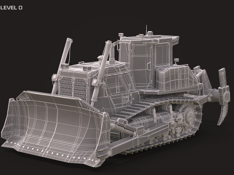 Komatsu D155AXi 3D-Modell