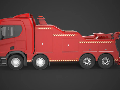 Scania Recovery Truck 3D Model