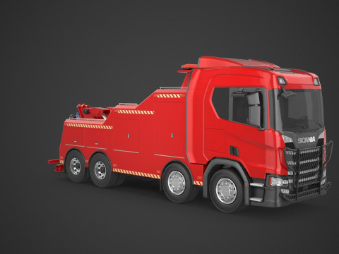 Scania Recovery Truck 3D Модель