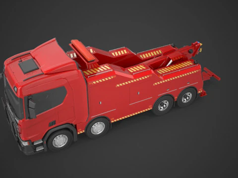 Scania Recovery Truck 3D Model