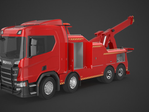 Scania Recovery Truck 3D Модель