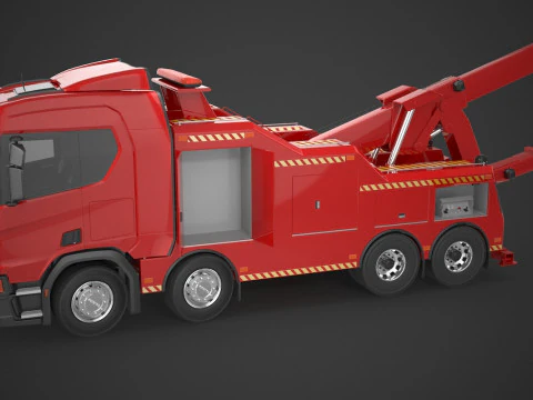 Scania Recovery Truck 3D Model