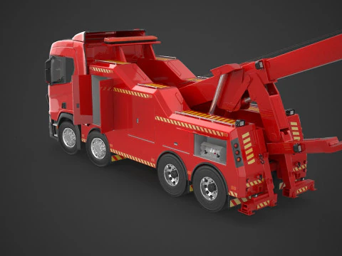 Scania Recovery Truck 3D Model