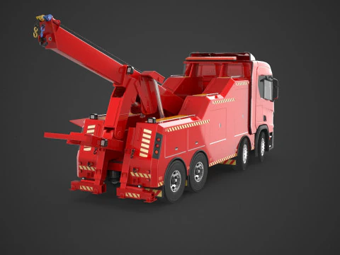 Scania Recovery Truck 3D Model