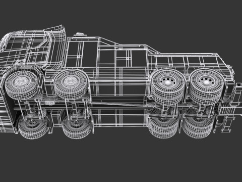 Scania Recovery Truck 3D Модель