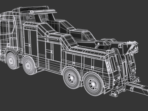 Scania Recovery Truck 3D Модель