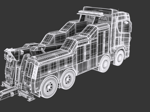 Scania Recovery Truck 3D Модель