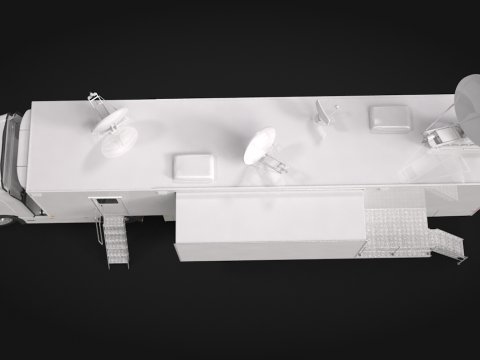 Scania TV Trailer 3D Model