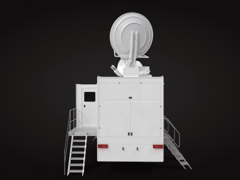 Scania TV Trailer 3D Model