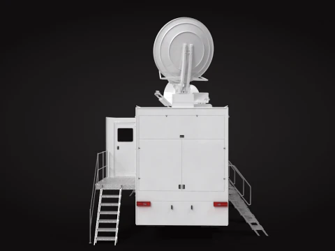 Scania TV Trailer 3D Model