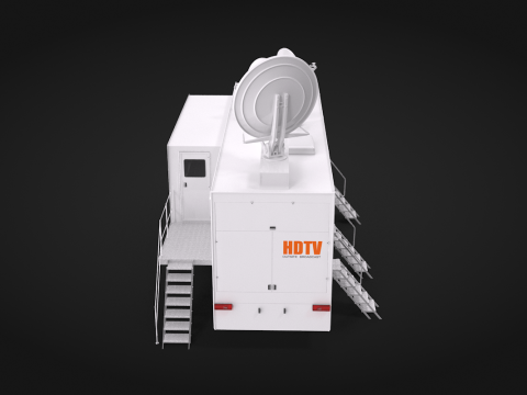 Scania TV Truck 3D Model