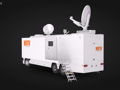 Scania TV Truck 3D Model