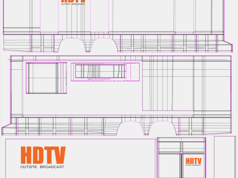 Scania TV Truck 3D Model