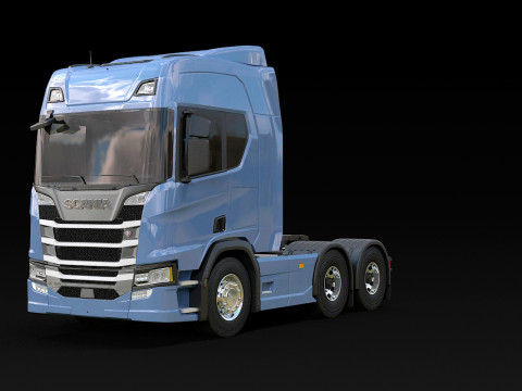 Scania R500 6x2 3D 모델