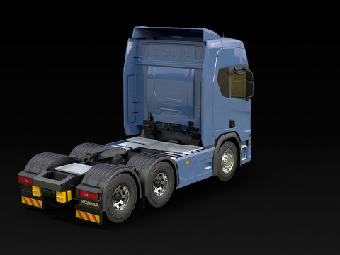Scania R500 6x2 Model 3D
