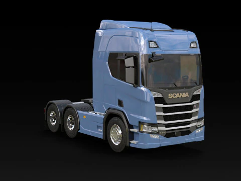 Scania R500 6x2 3D Model